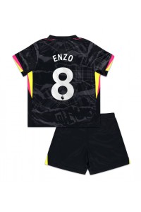 Chelsea Enzo Fernandez #8 Babytruitje 3e tenue Kind 2024-25 Korte Mouw (+ Korte broeken)